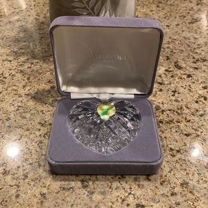 Waterford Crystal Heart Paperweight